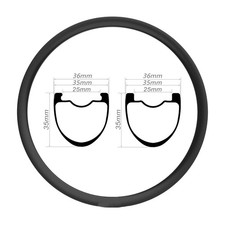 Cerchio carbonio bici strada 700C ultraleggero ghiaia bici freno a disco ruote 16-36 fori