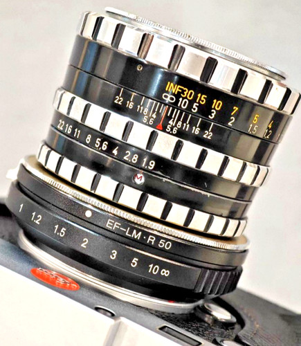 Adattatore 50mm canon a - 50mm,