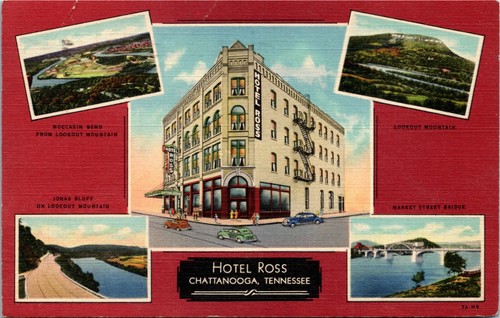 Postcard chattanooga hotel - postcard,
