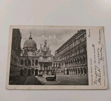 Cartolina Venezia 1900 Cortile