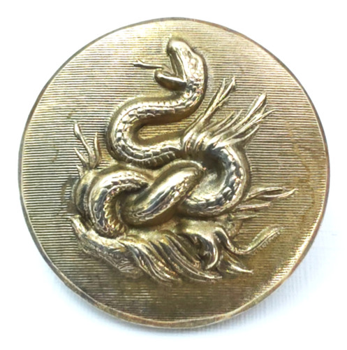 Antico pulsante ottone - pulsante, in