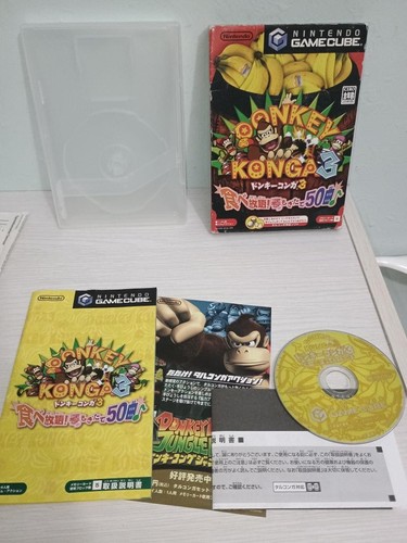 Donkey konga game cube jap - donkey, 3-game