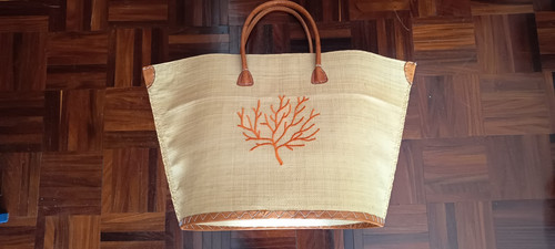 Borsa artigianale rafia - borsa, in