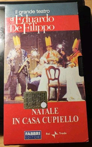 Vhs natale casa cupiello - vhs, "natale