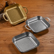 Piatto snack quadrato vintage