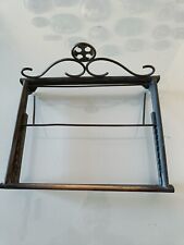 Leggio in ottone da tavolo,  portalibri con decoro croce