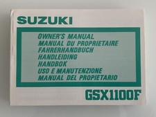 Suzuki GSX 1100 F Libretto Uso