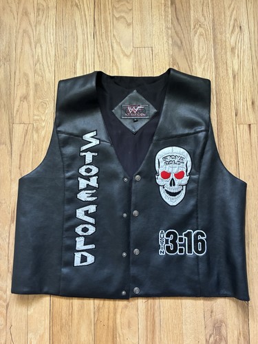 Gilet pelle vintage wwf - vintage,
