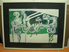 VITTORIO BASAGLIA (VENEZIA, 1936 - PINZANO AL TAGLIAMENTO, 2005 ) cm. 62 x 47