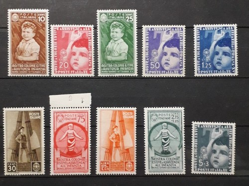 1937 regno francobolli infazia - regno,