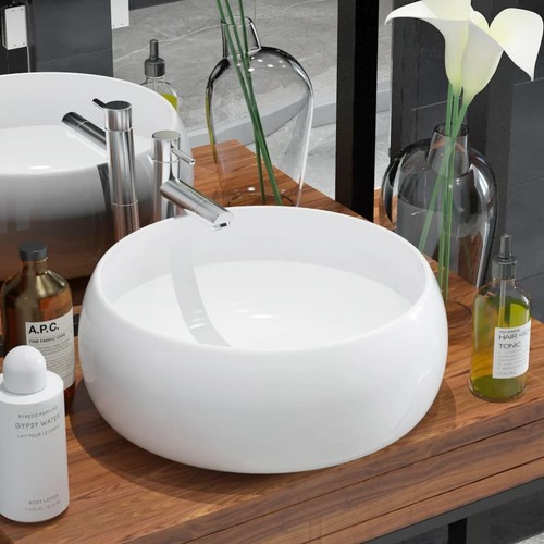 Lavandino tondo ceramica - lavandino, ad