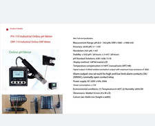 Controller PH ORP Potenziometro Monitor Display Digitale Risoluzione 0.02pH 