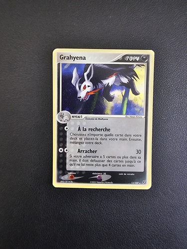 Carte pokémon grahyena 107 - carte,