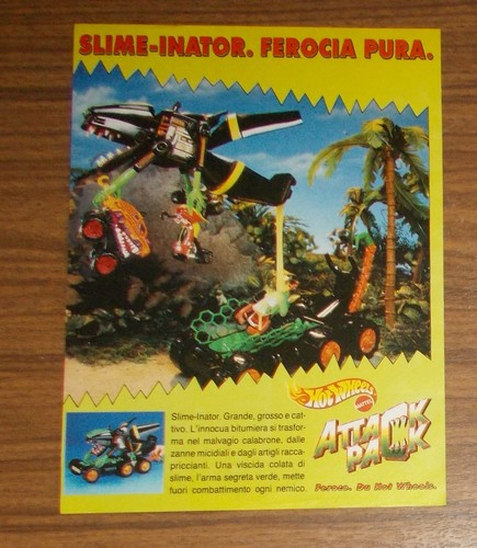 Rara pubblicità mattel hot - rara,