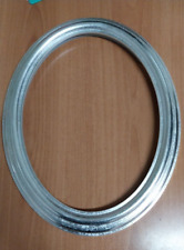 Cornice IN LEGNO MDF OVALE 053MO ARGENTO LUCIDO  EST LARGH. 4 H.3.5 BATT.2 CM