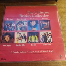 THE ULTIMATE BRITISH COLLECTION DIRE STRAITS GENESIS VG+/VG+ VINILE LP 33 GIRI