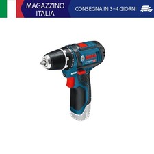 Bosch Professional 0601868101 GSR 12V-15-LI Trapano Avvitatore, Senza Batteria e
