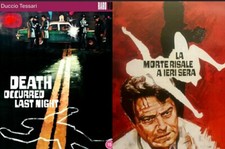 LA MORTE RISALE A IERI SERA BLU RAY audio ITA🇮🇹 1°volta HD lim.1000 D.Tessari