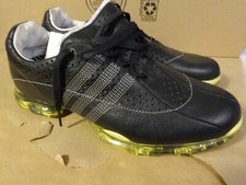 Scarpe da golf Adidas nere bianche Adipure Nuove da uomo taglia 8 - nuove