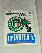 Adesivo stickers vintage-SUBBUTEO 11' trofeo internazionale-Guerin Sportivo 1988