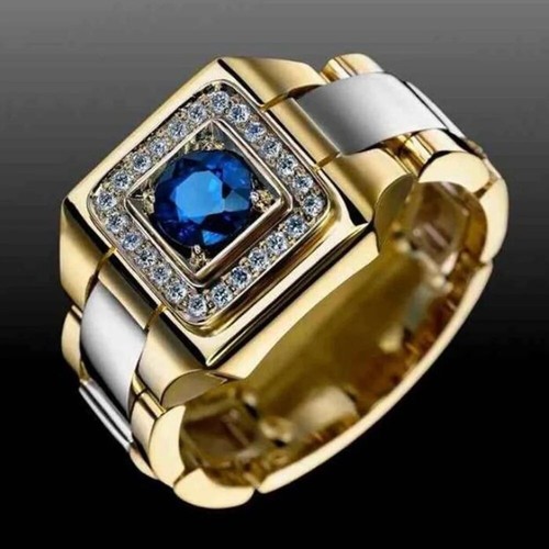Anello uomo acciaio inox - anello, oro