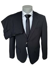 Abito uomo Confitalia, nero su tessuto piquet DROP 6, sconto 60%. 