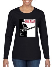 Elon Musk Motosega per Burocrazia Film Parodia Camicia Donna Manica Lunga