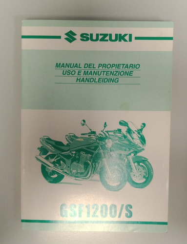 Uso manutenzione suzuki - uso,
