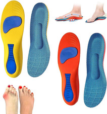 2 Paia Solette Ortopediche Comode Kit, Solette Scarpe, Plantari Piede Piatto, 39