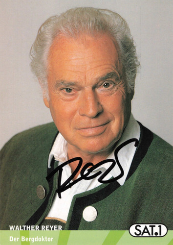 Walther reyer autografo - walther,