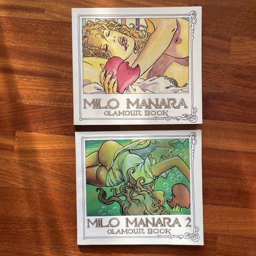 Milo manara glamour book - book,