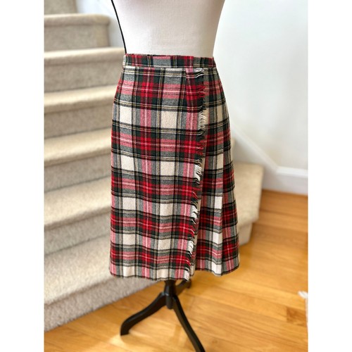 Kilt vintage rosso - , verde