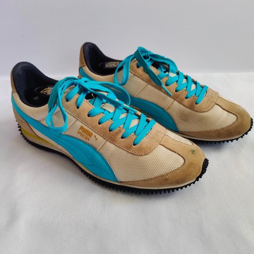 Sneakers puma speeder tan teal - sneakers,
