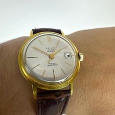 Orologio Vintage URSS Poljot De LUXE 29 Jewels Orologio da Polso Sovietico Automatico DORATURA