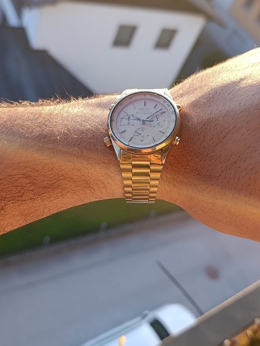 Seiko 7a28 7020 gold james - seiko, "gold