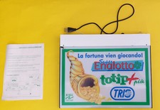 INSEGNA LUMINOSA SUPERENALOTTO ANNI NOVANTA VINTAGE MITICO STOCK OFFERTA