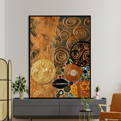 Collage quadro tel - collage, su