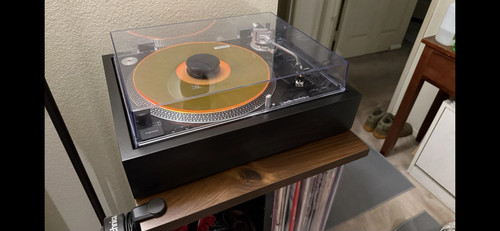 Custom wood turntable base - wood,