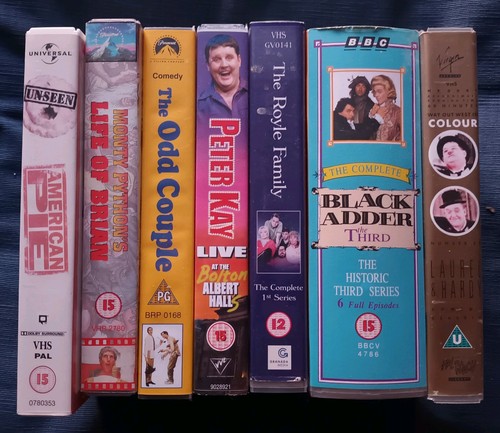 Comedy vhs pal - vhs, ×7