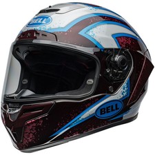 Bell Race Star Flex DLX 06 - Xenon Rosso Lucido/Argento - OFFERTA