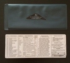 MONTECATINI EDISON pronto intervento per intossicazione acuta REGOLO VINTAGE 