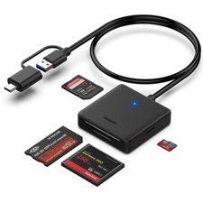 Lettore Di Schede Di Memoria,  4 in 1 USB USB-C a SD Micro SD MS CF Adattatore