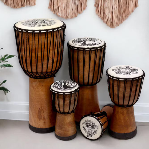 Mandala buddha elefante djembe - buddha,