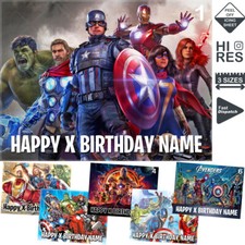 Avengers Cake Topper