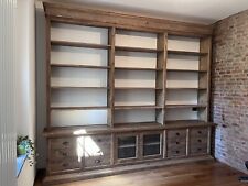 LIBRERIA SU MISURA IN LEGNO ANTICO DI RECUPERO SU MISURA