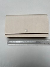 Borsetta elegante Guy Laroche vintage rigida rivest. di tessuto setificato ocra