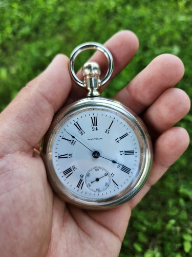 Antique waltham pocket watch - waltham,