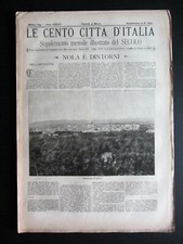 NOLA e dintorni Cento città d'Italia 1899 I EDIZ ORIG. incisioni Liveri Belsito