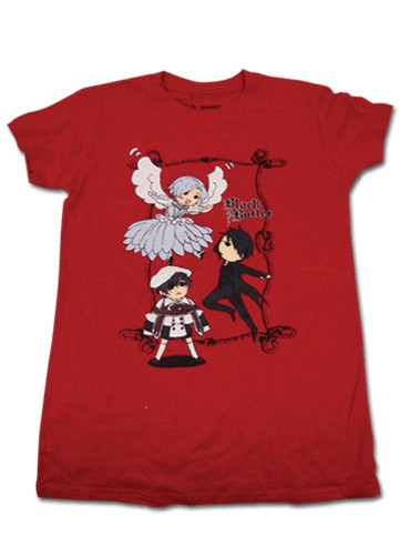 Black butler maglietta - black,