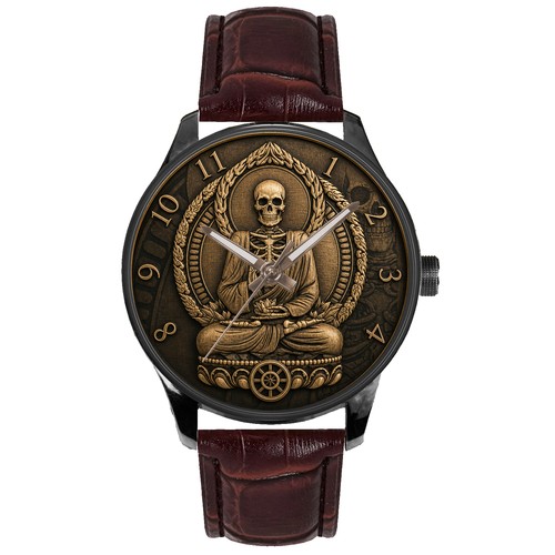 Orologio meditazione scheletro - meditazione,